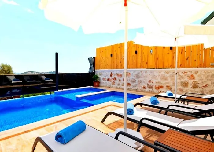 Villa İslamlar 2 Bedroom Secluded With Private Pool Hot Tub Kalkan